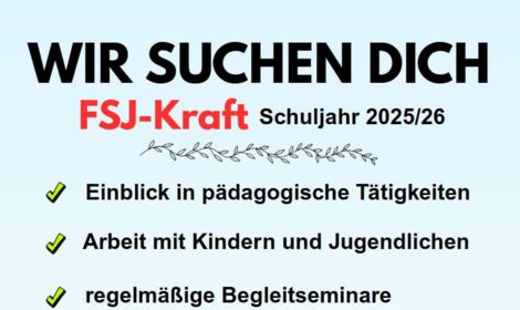Flyer-Wir suchen dich - FSJ-Kraft